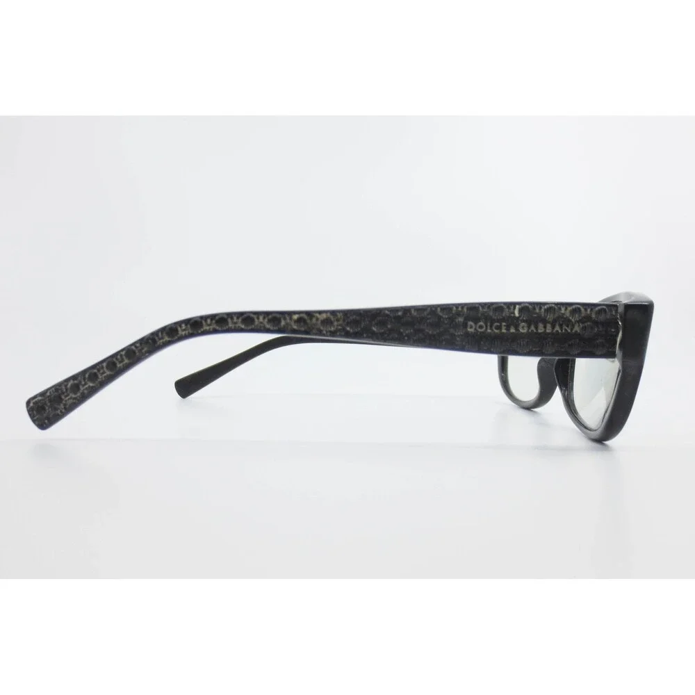 Dolce & Gabbana DG3125 501 Black Oval Eyeglass Frames Womens Italy 50-16-135